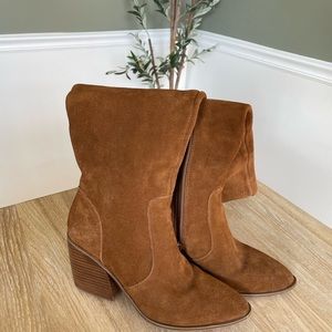 Steve Madden Boots, Size 6.5, Leather Upper, fabric lining